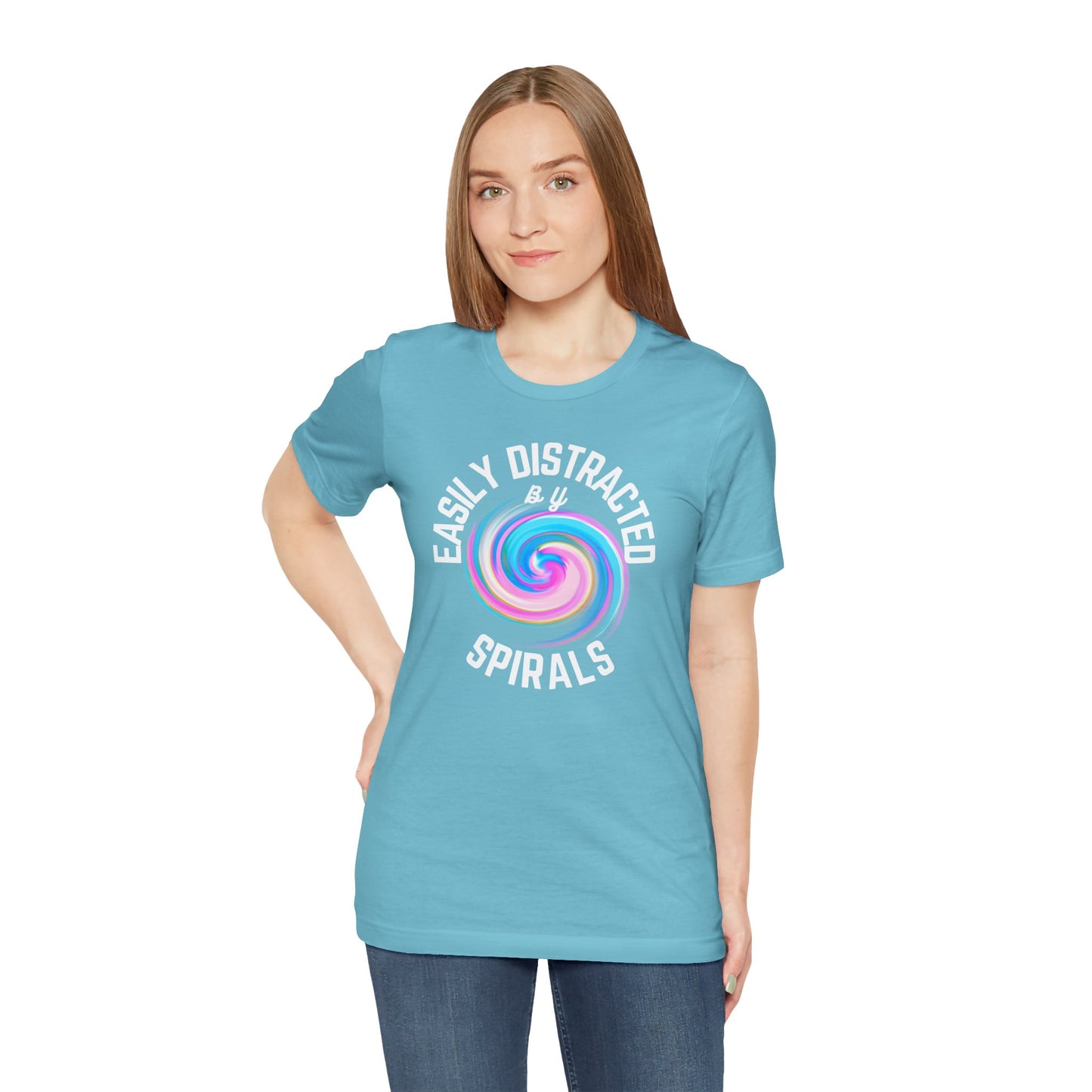 Distracted by Spirals Unisex Tee