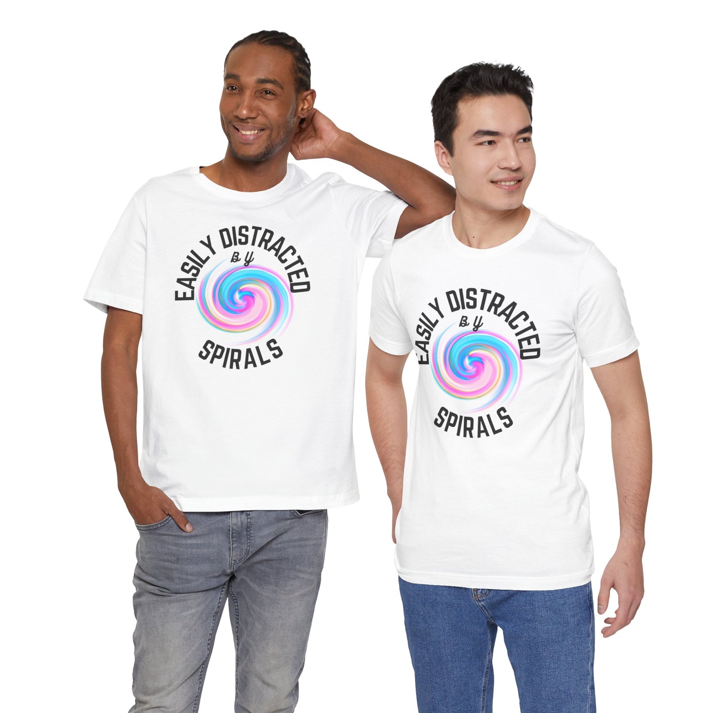 Distracted by Spirals Unisex Tee