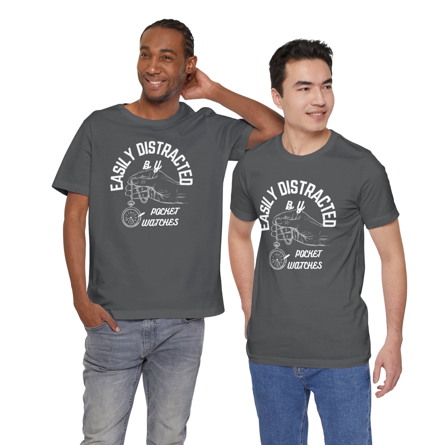 Distracted by Pocketwatch Unisex Tee