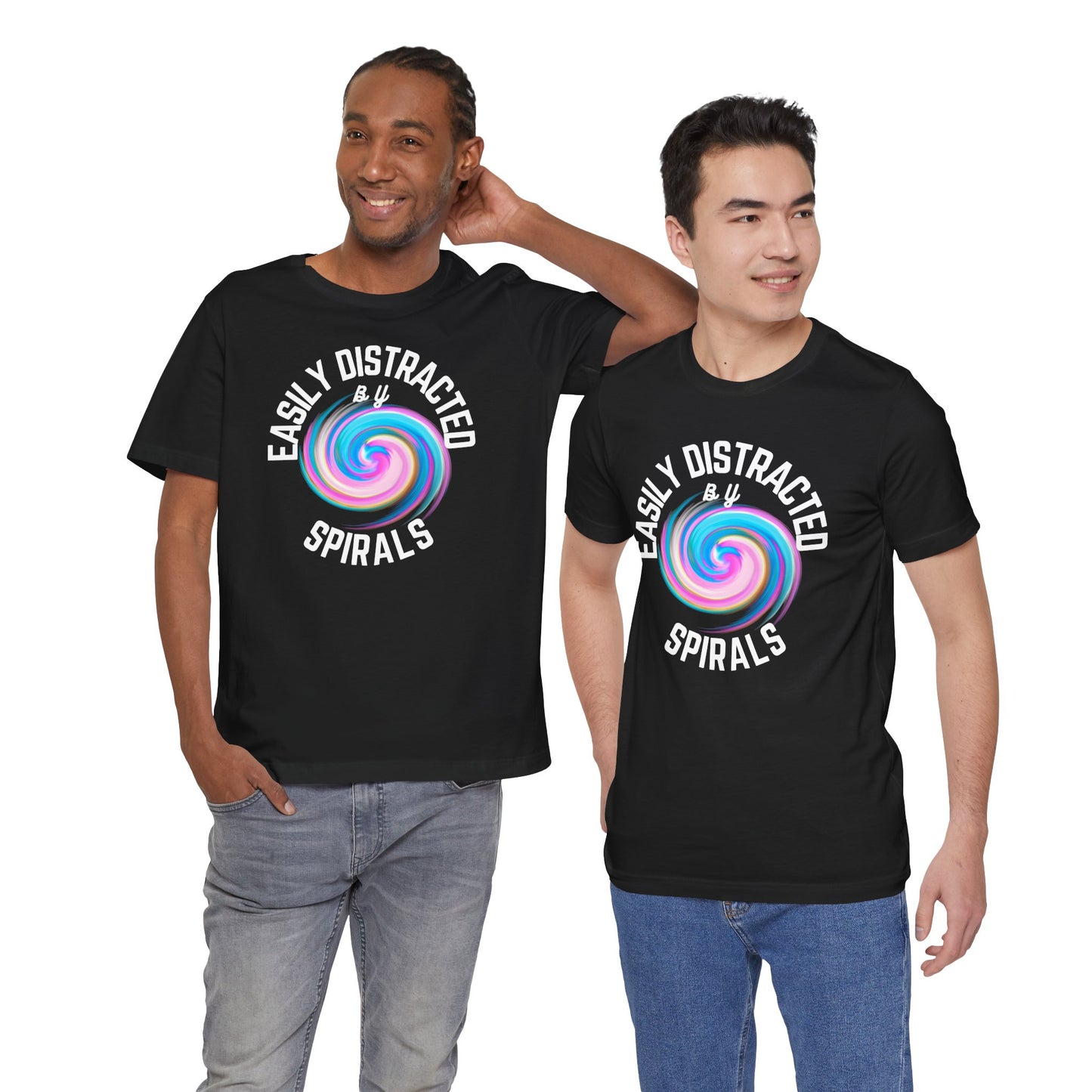 Distracted by Spirals Unisex Tee