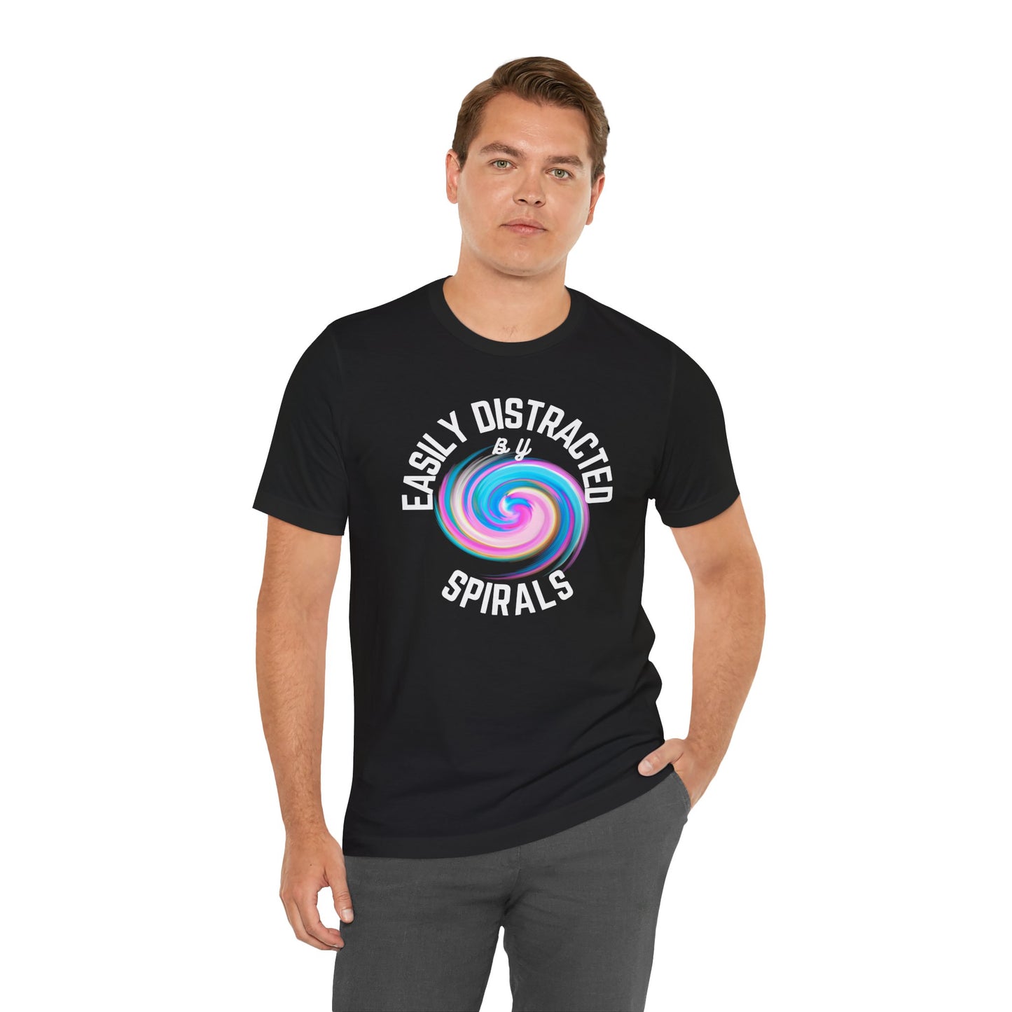 Distracted by Spirals Unisex Tee