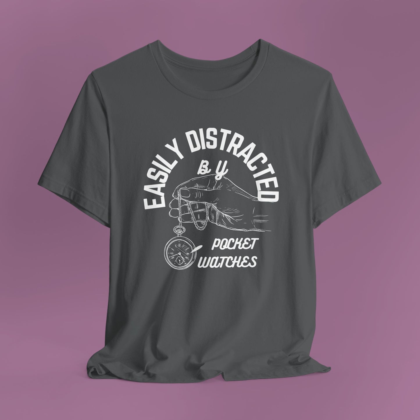 Distracted by Pocketwatch Unisex Tee