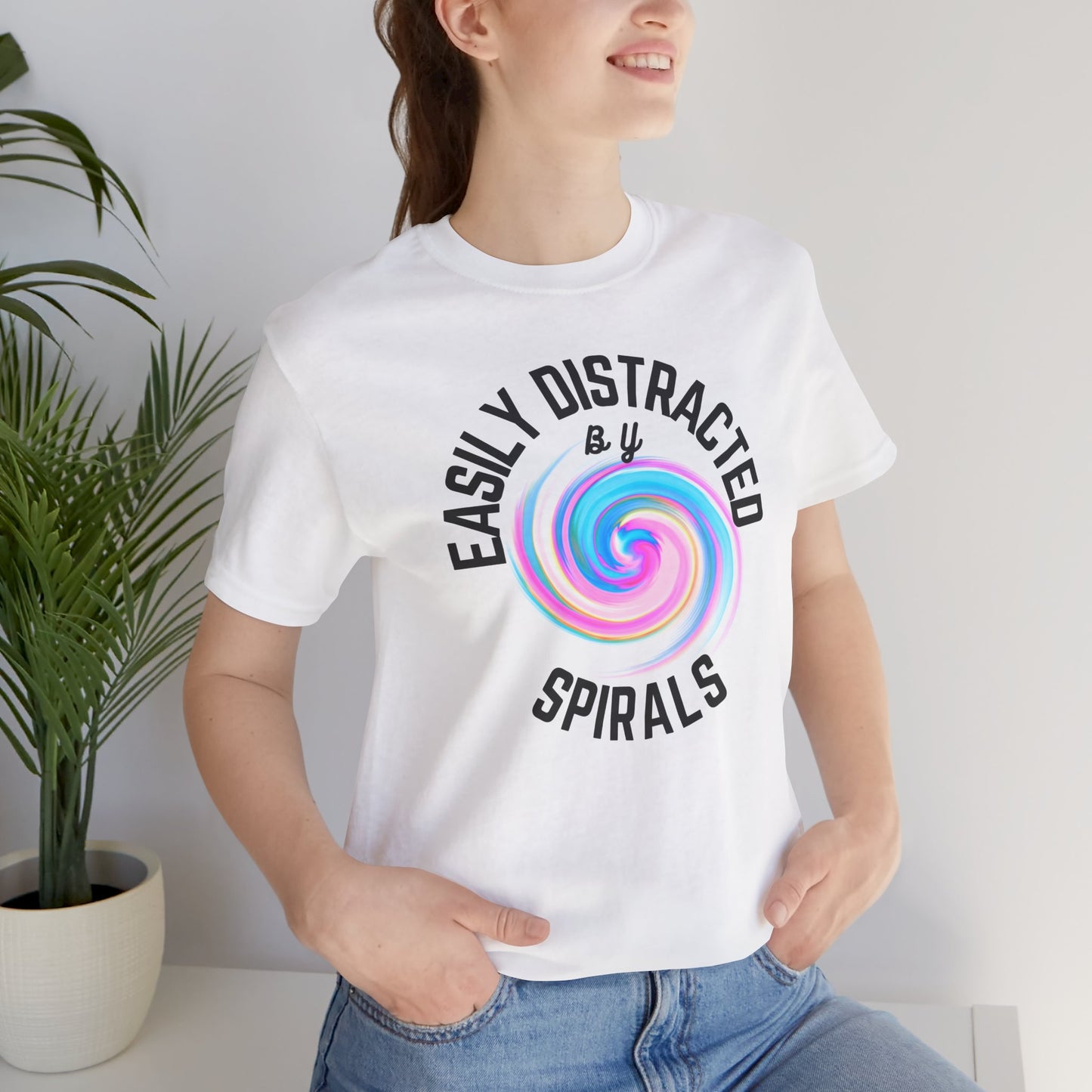 Distracted by Spirals Unisex Tee