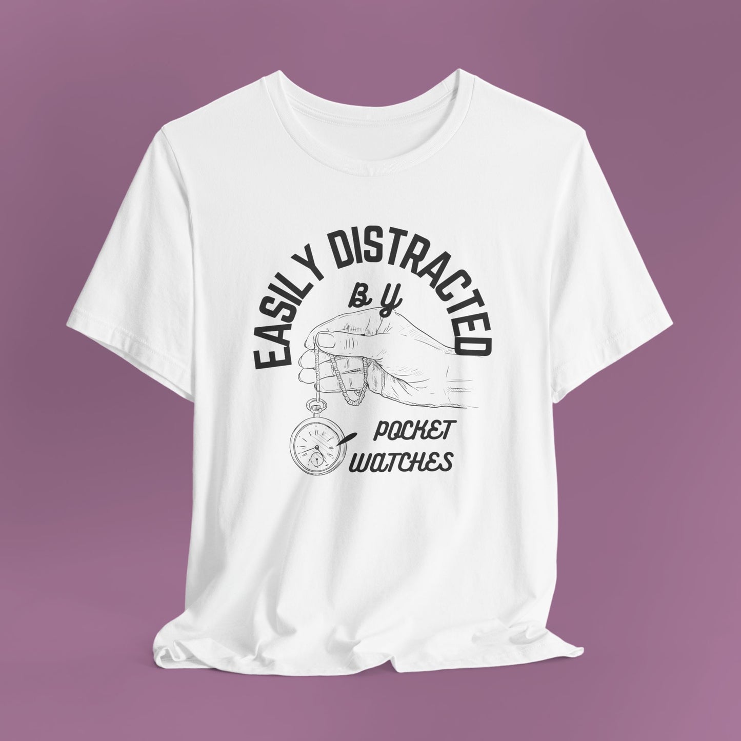 Distracted by Pocketwatch Unisex Tee