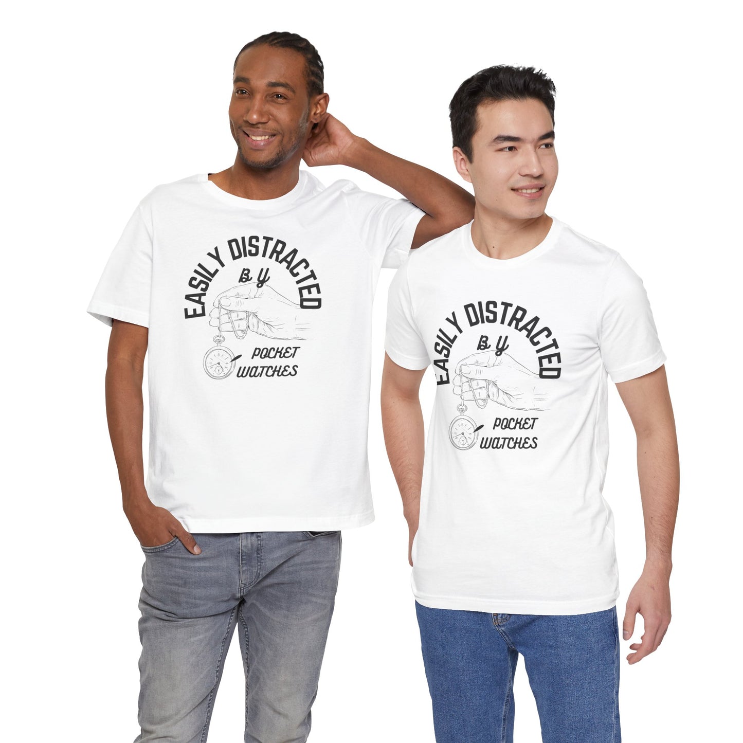 Distracted by Pocketwatch Unisex Tee