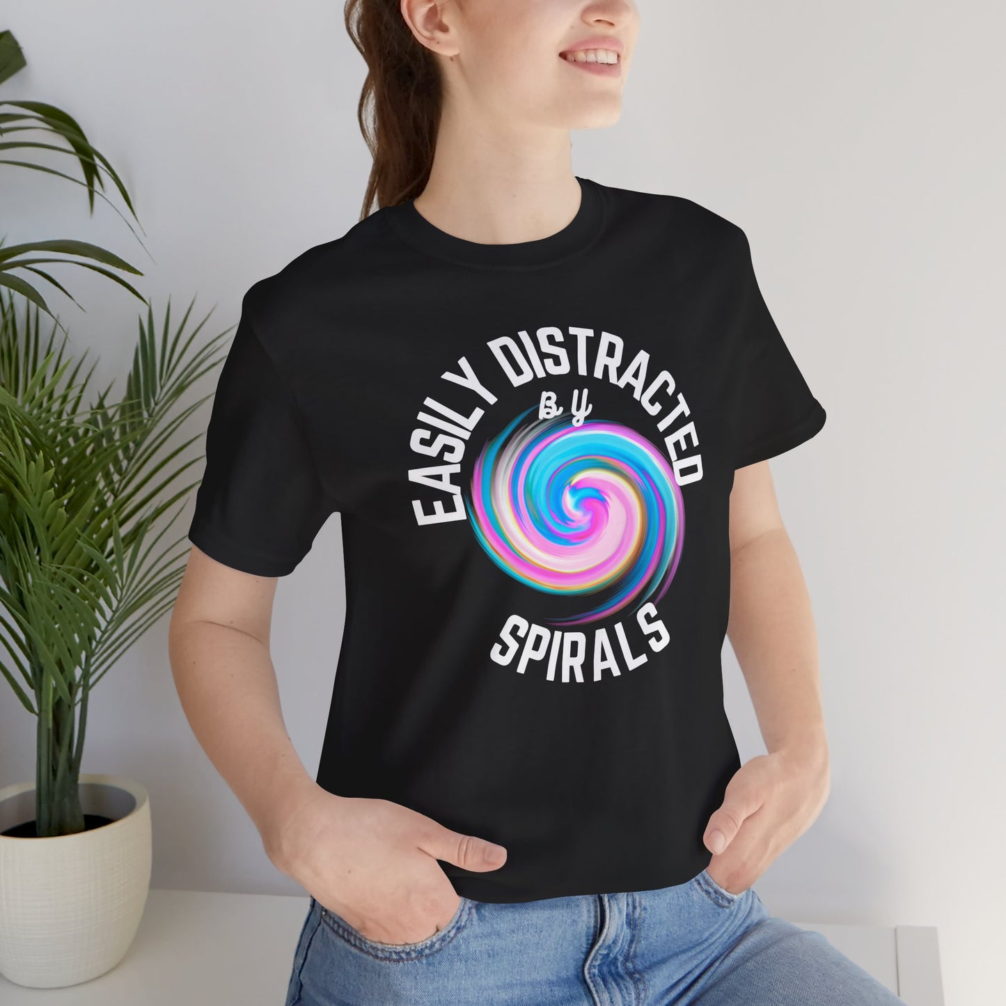 Distracted by Spirals Unisex Tee